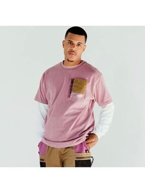 New Balance x Bodega Renaissance Pocket T-Shirt Prism Purple XL MT21583 Rare